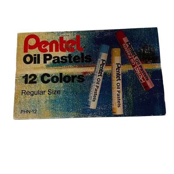 Pentel Oil Pastel 12 New Colors 3 1/4" x 5 1/8" - Picture 3 of 5